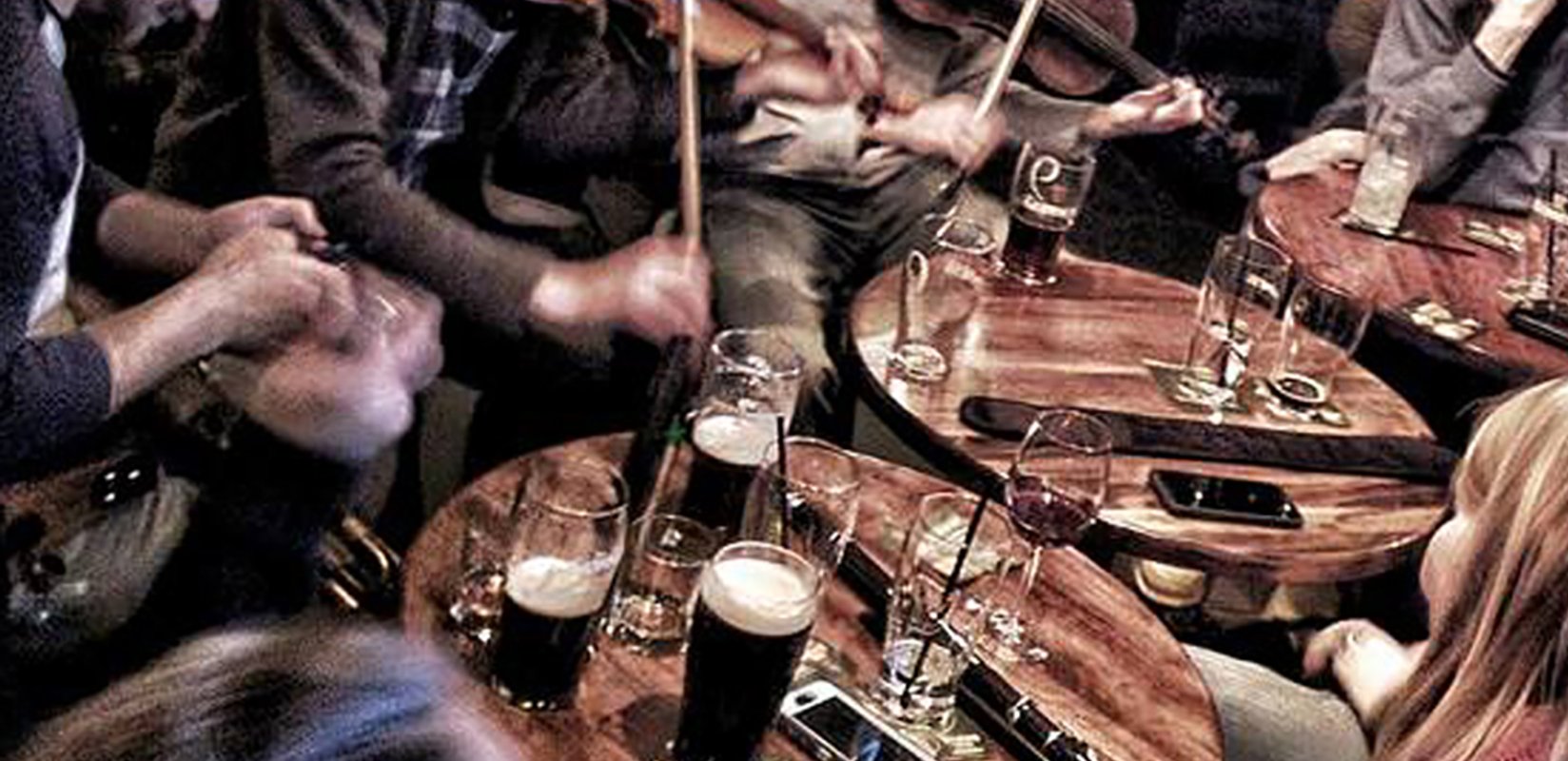 Trad Session at Nine Irish Brothers