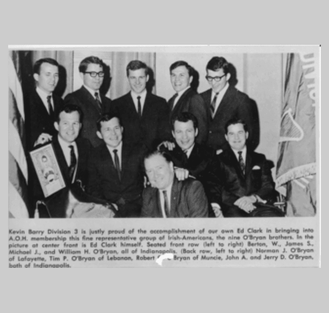 Historical newspaper photo of the O’Bryan brothers