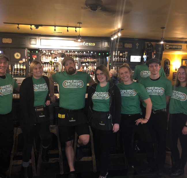 Nine Irish Brothers staff