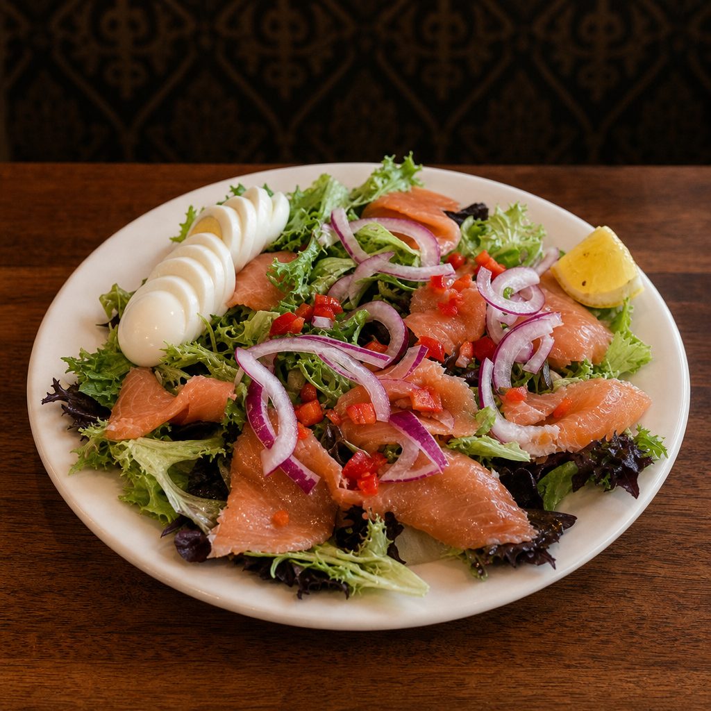 Smoked Salmon Salad.