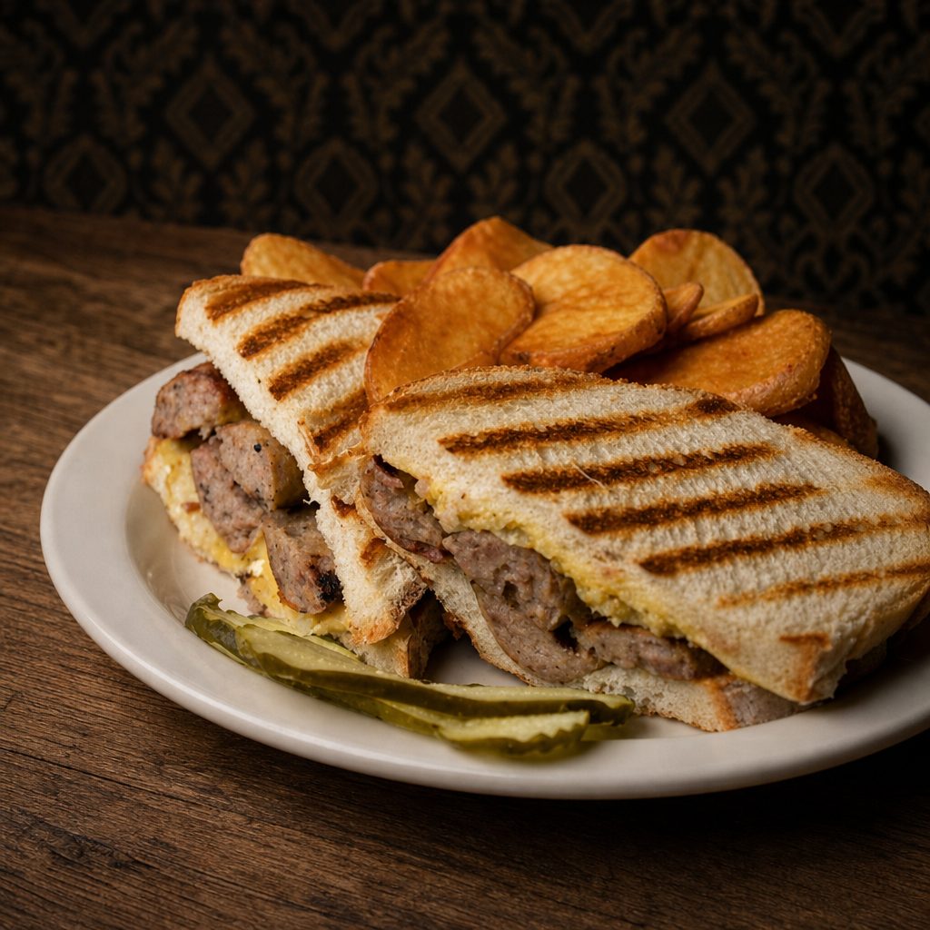 Banger Sandwich.