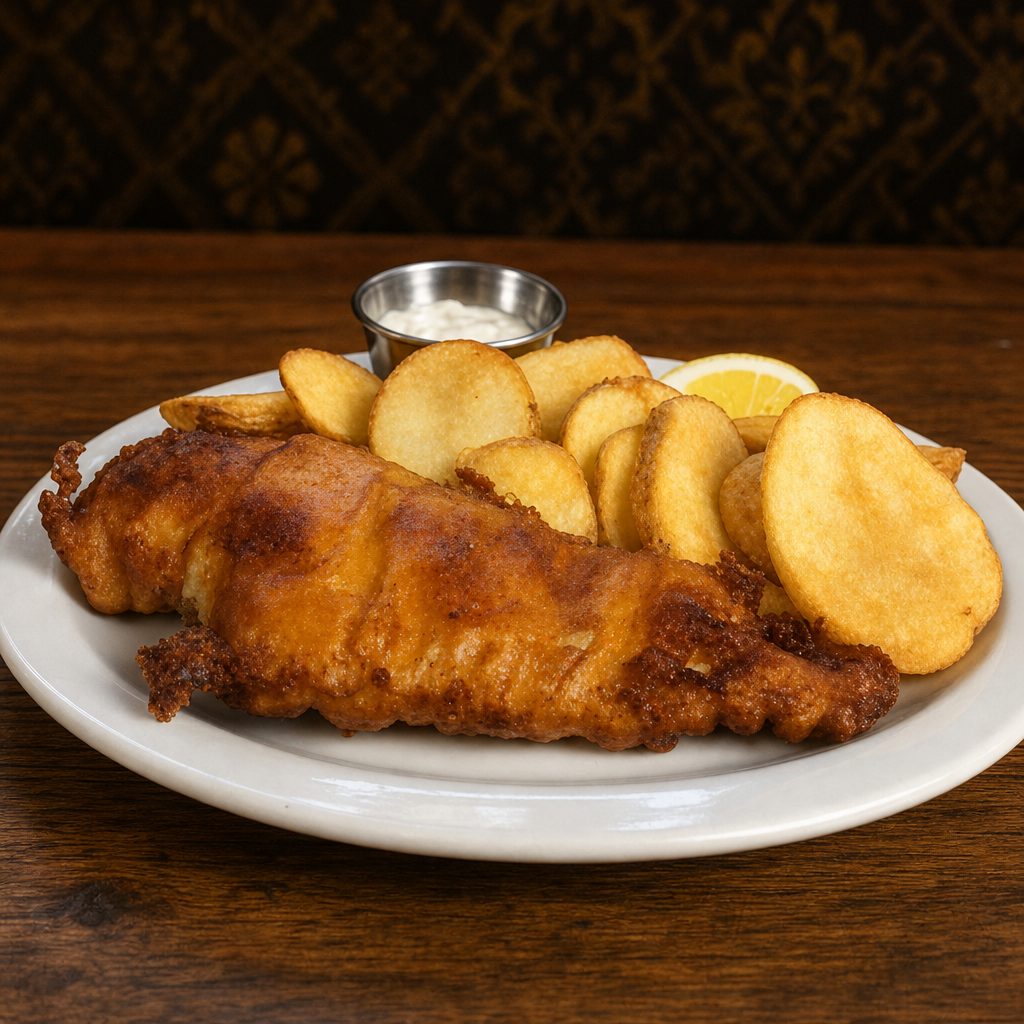 Half Fish & Chips.