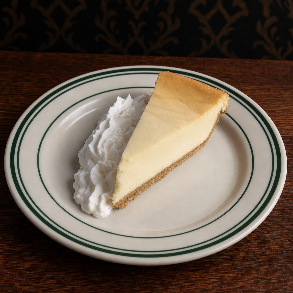 Irish Cream Cheesecake.