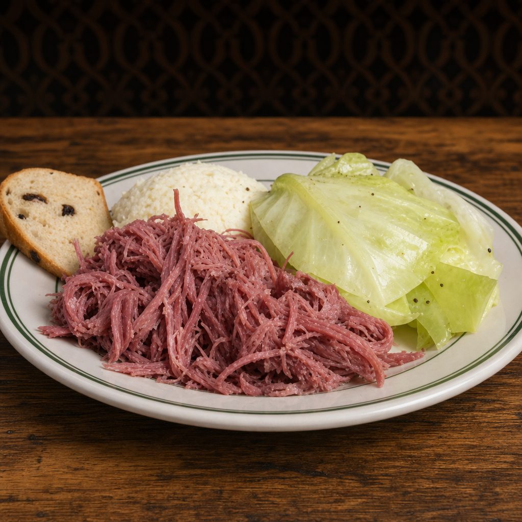 Corned Beef & Cabbage.