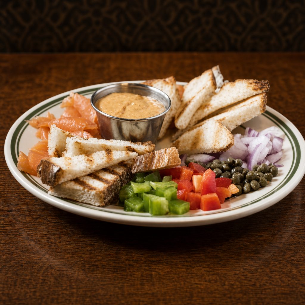Smoked Salmon Plate.